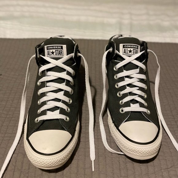 Converse Chuck Taylor All Star High Street High Tops - Black/White - Picture 6 of 7